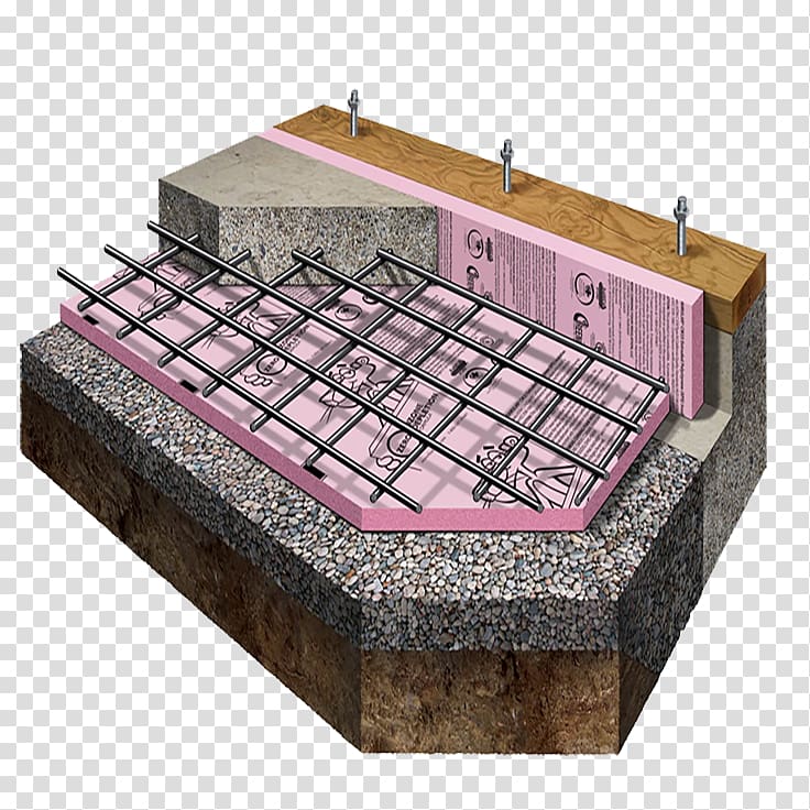 Radiant heating Building insulation Underfloor heating Thermal insulation Rigid panel, building transparent background PNG clipart