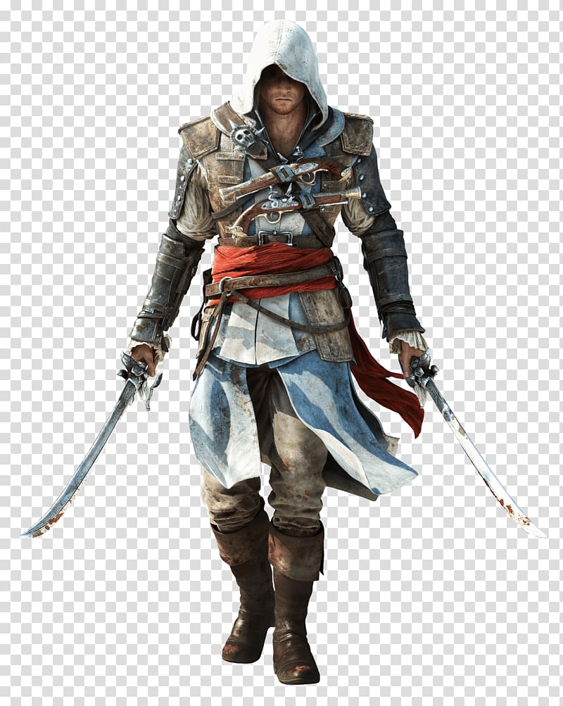 Assassin's Creed Edward Kenway, Assassins Creed Two Swords transparent background PNG clipart