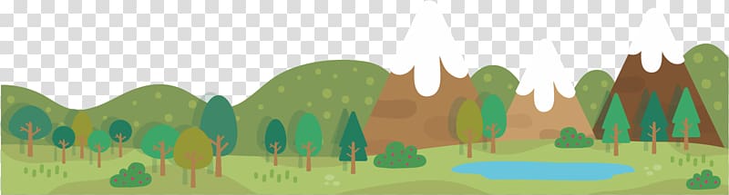 Forest Green , Flat forest transparent background PNG clipart