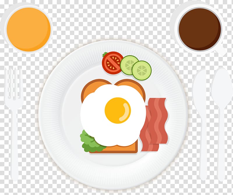 Breakfast Fried egg Euclidean , Features breakfast transparent background PNG clipart