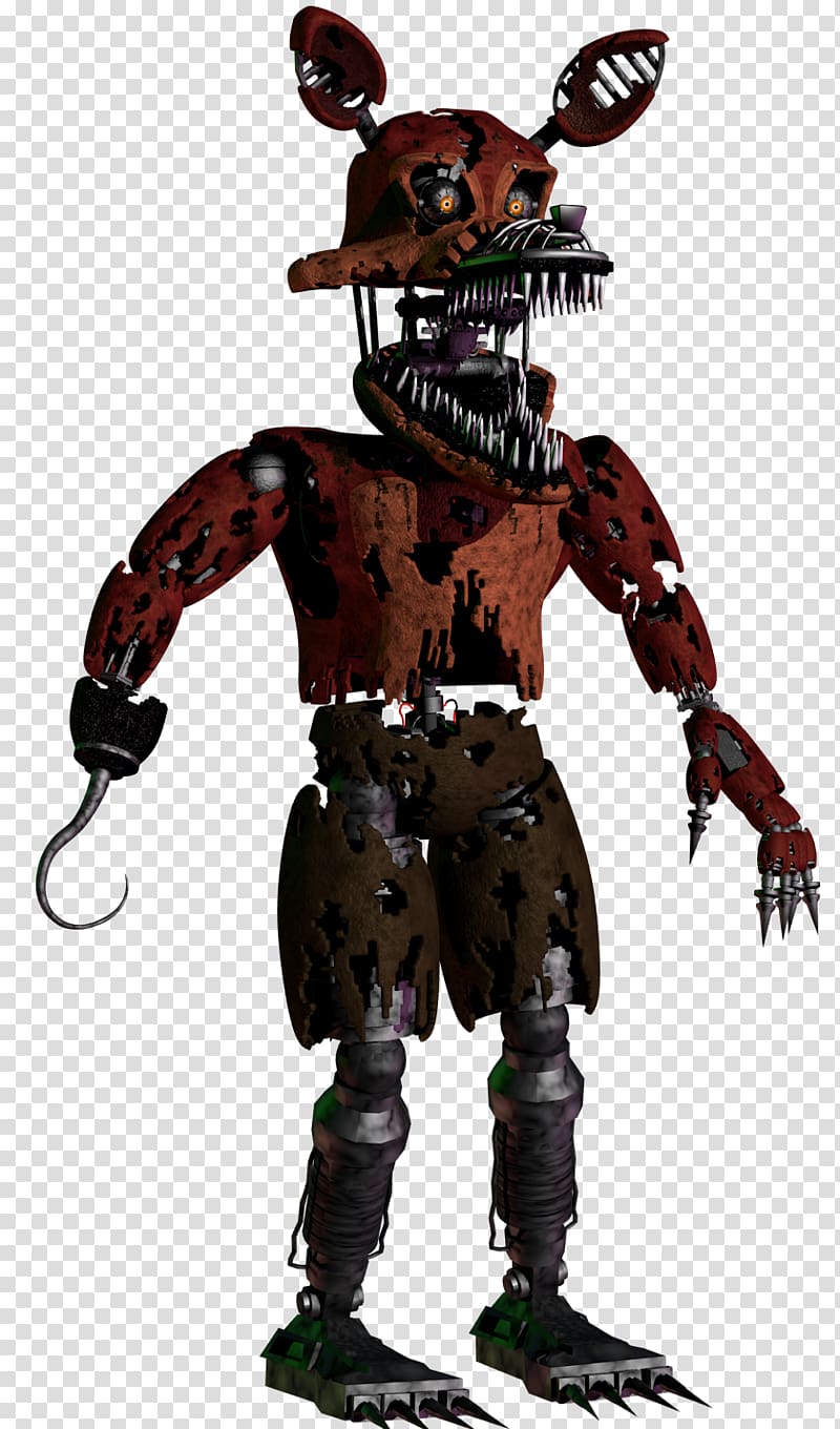 Five Nights at Freddy\'s 4 Five Nights at Freddy\'s: Sister Location Five Nights at Freddy\'s 2 Minecraft Five Nights at Freddy\'s: The Twisted Ones, Nightmare Foxy transparent background PNG clipart