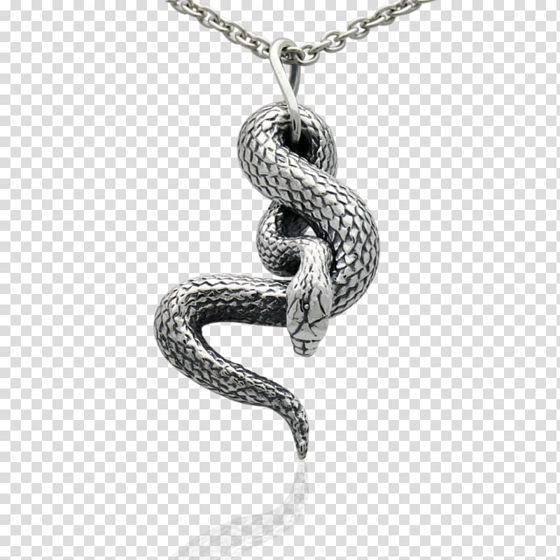 Snake Charms & Pendants Necklace Earring Sterling silver, NECKLACE transparent background PNG clipart