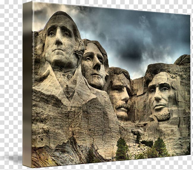 Mount Rushmore National Memorial Sculpture Stone carving Ancient history Archaeological site, mount rushmore transparent background PNG clipart