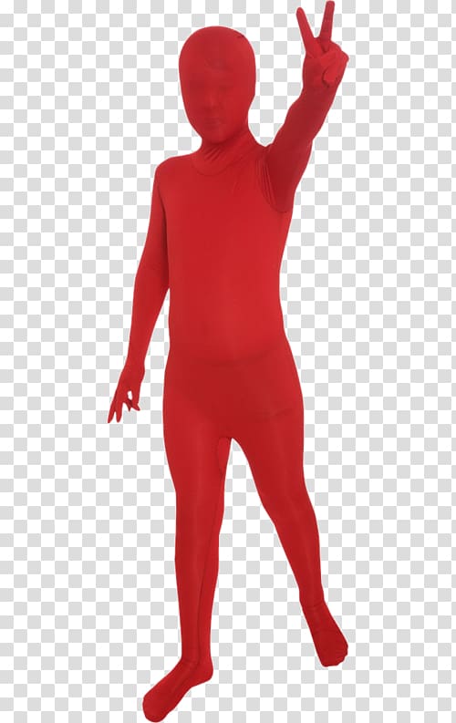 Morphsuits Costume party Child Bodysuit, red twist transparent background PNG clipart
