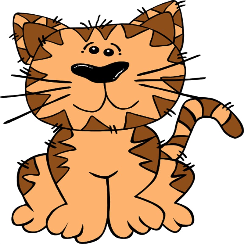 The Fat Cat Sat on the Mat , cats transparent background PNG clipart