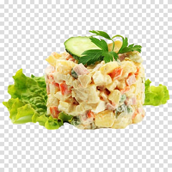 Tuna salad Olivier salad Recipe Vegetarian cuisine, salad transparent background PNG clipart