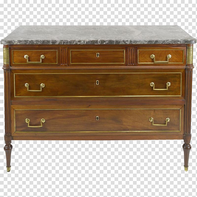 Drawer Antique Ruby Lane Buffets & Sideboards Table, French Furniture transparent background PNG clipart