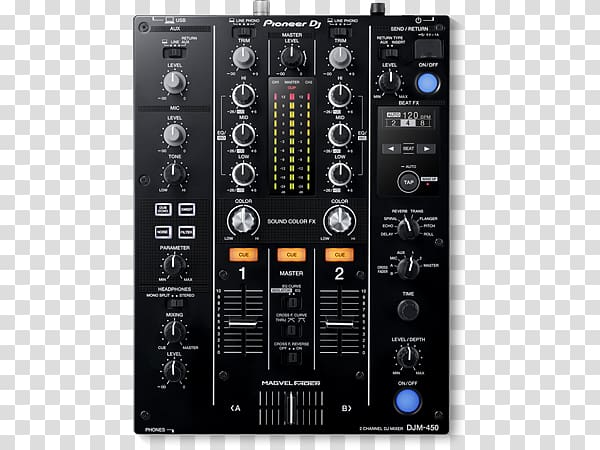 DJ mixer DJM Audio Mixers Pioneer DJ Disc jockey, sound mixer transparent background PNG clipart