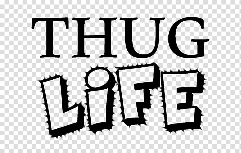 Thug life transparent background PNG clipart