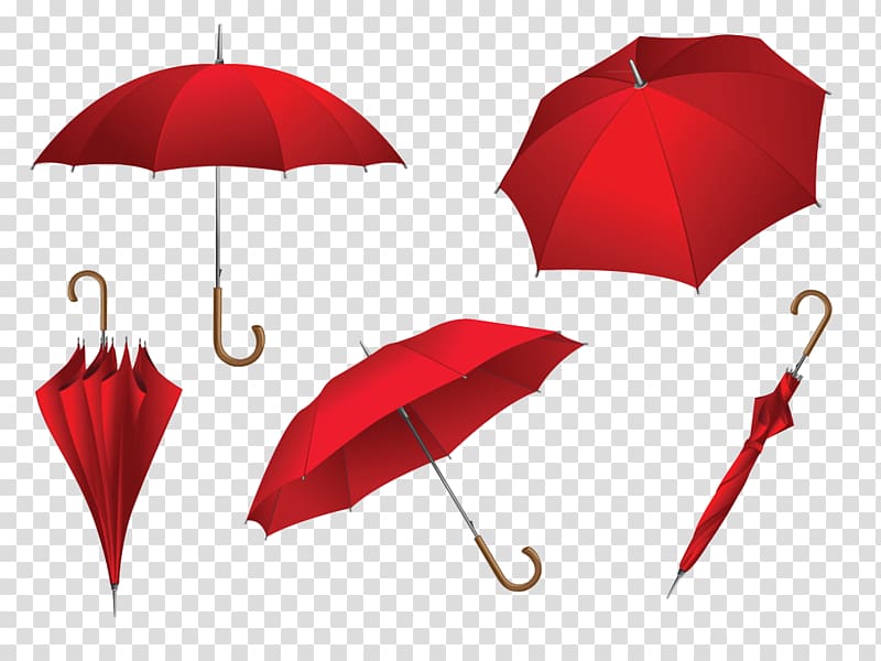 Umbrella .xchng Flat design, Red umbrella design material transparent background PNG clipart