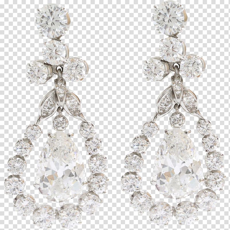 Earring Diamond Jewellery Colored gold, diamond transparent background PNG clipart