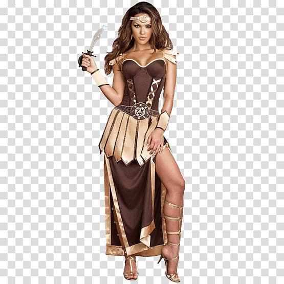 Halloween costume Woman Gladiator The House of Costumes / La Casa De Los Trucos, woman transparent background PNG clipart