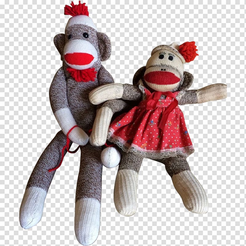 Monkey Stuffed Animals & Cuddly Toys Plush Christmas ornament, monkey transparent background PNG clipart