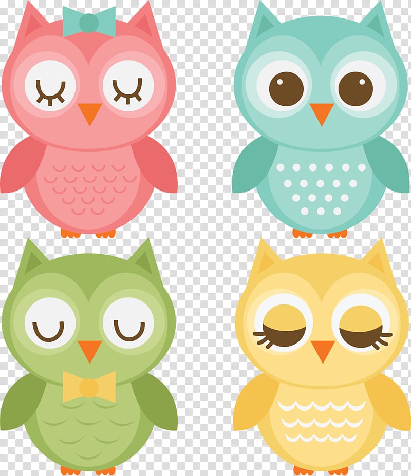 cute baby owls clip art