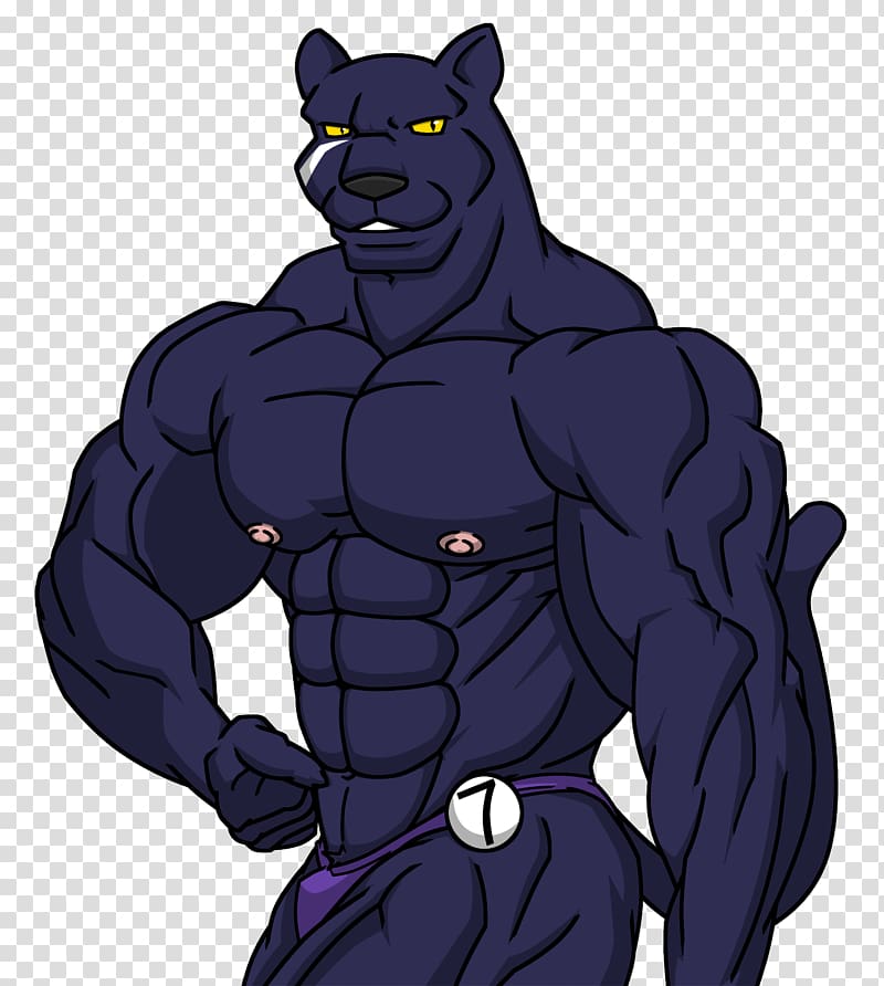 Muscle Star Fox Bodybuilding Falco Lombardi Gray wolf, Panther transparent background PNG clipart