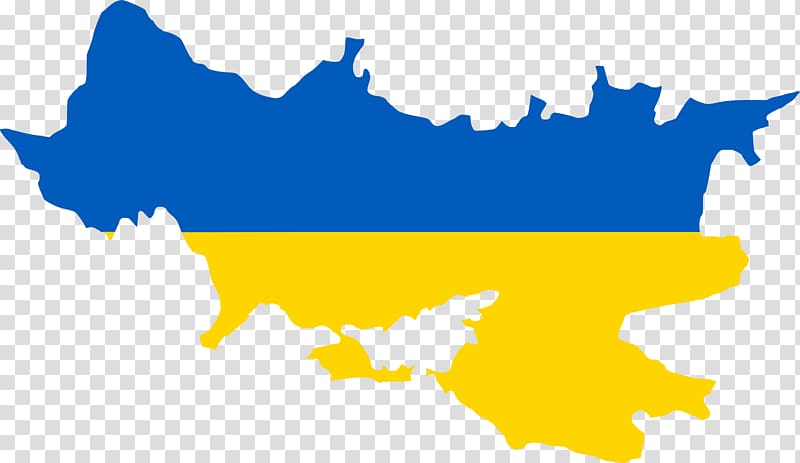 Ukrainian Soviet Socialist Republic Flag of Ukraine Free Territory West Ukrainian People\'s Republic, map transparent background PNG clipart