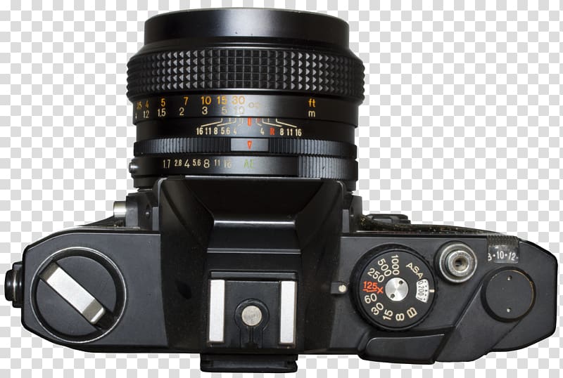 Single-lens reflex camera Camera lens Digital SLR Digital Cameras, camera transparent background PNG clipart