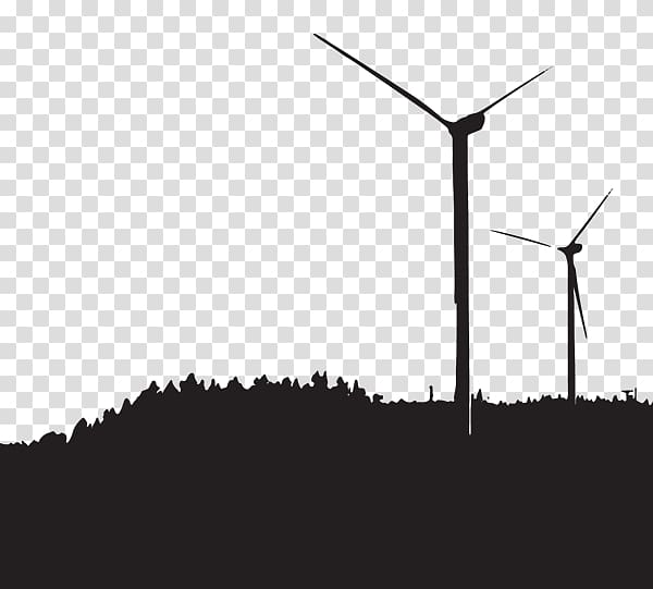 Wind farm Windmill Wind turbine Electricity Kibby Wind Power Project, green windmill transparent background PNG clipart