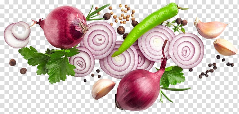 Red onion Garlic Food, footer transparent background PNG clipart