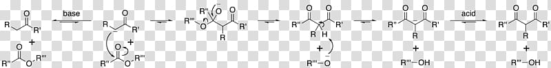 Claisen condensation Condensation reaction Claisen rearrangement Chemical reaction, others transparent background PNG clipart