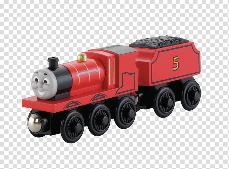 James the Red Engine Thomas Train Rail transport Edward the Blue Engine, toy-train transparent background PNG clipart