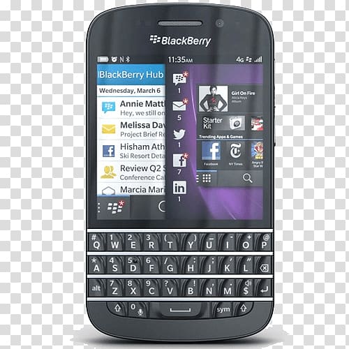 BlackBerry Z10 Smartphone BlackBerry Bold Telephone BlackBerry 10, BlackBerry 10 transparent background PNG clipart