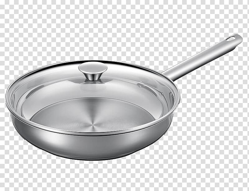 Frying pan Cookware and bakeware pot Lid Induction cooking, Wok transparent background PNG clipart