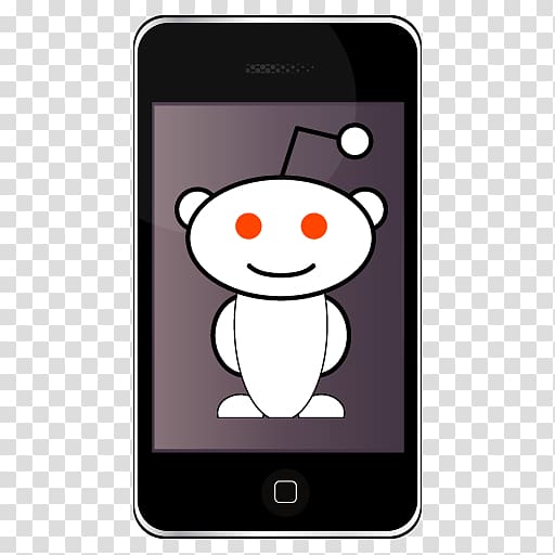 iPhone iPod touch Computer Icons Reddit, Reddit Alien Icon transparent background PNG clipart