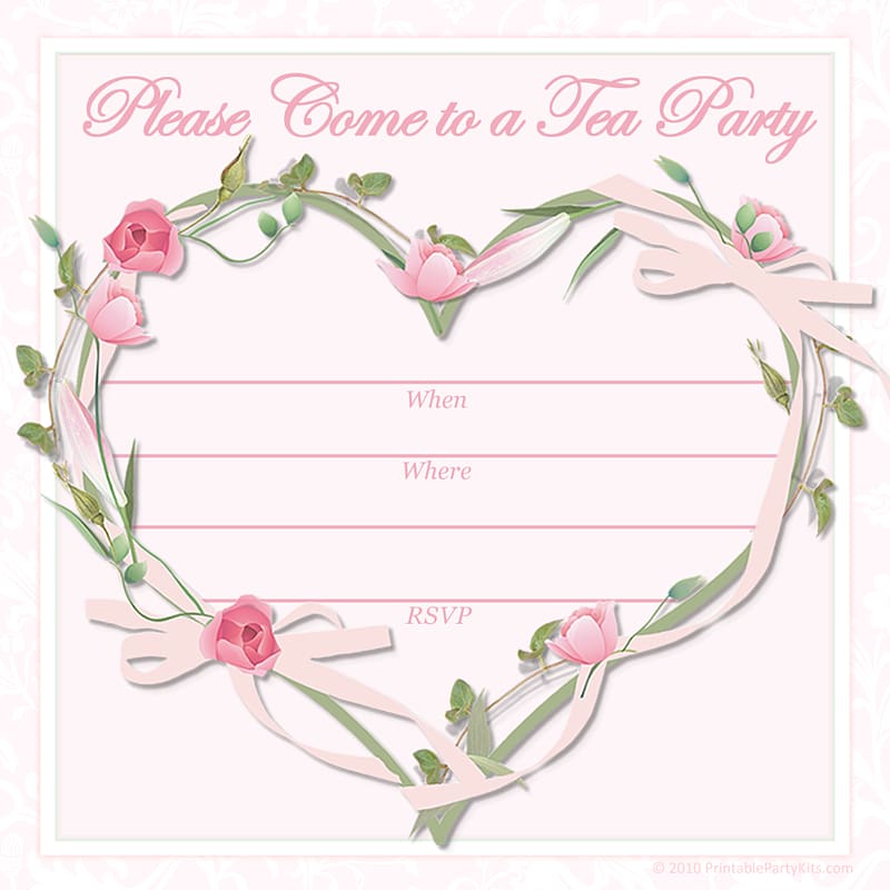 Valentine Party Invitation Template