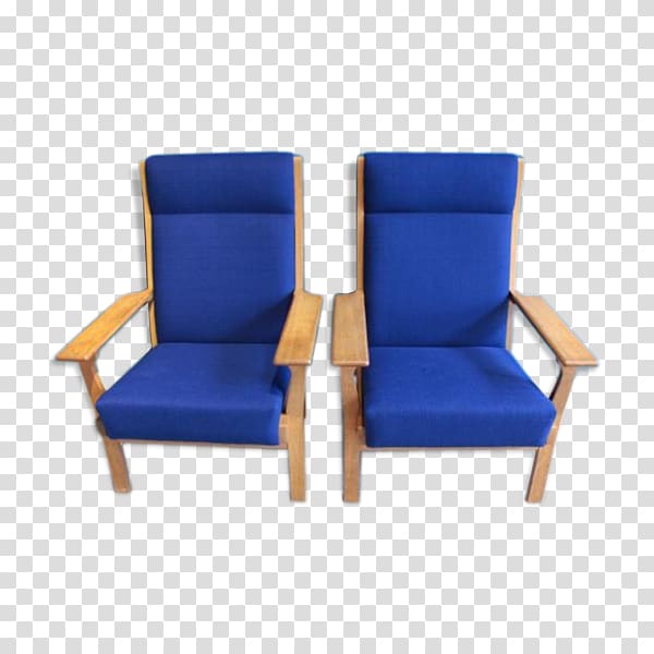 Chair Cobalt blue Comfort, Hans Wegner transparent background PNG clipart