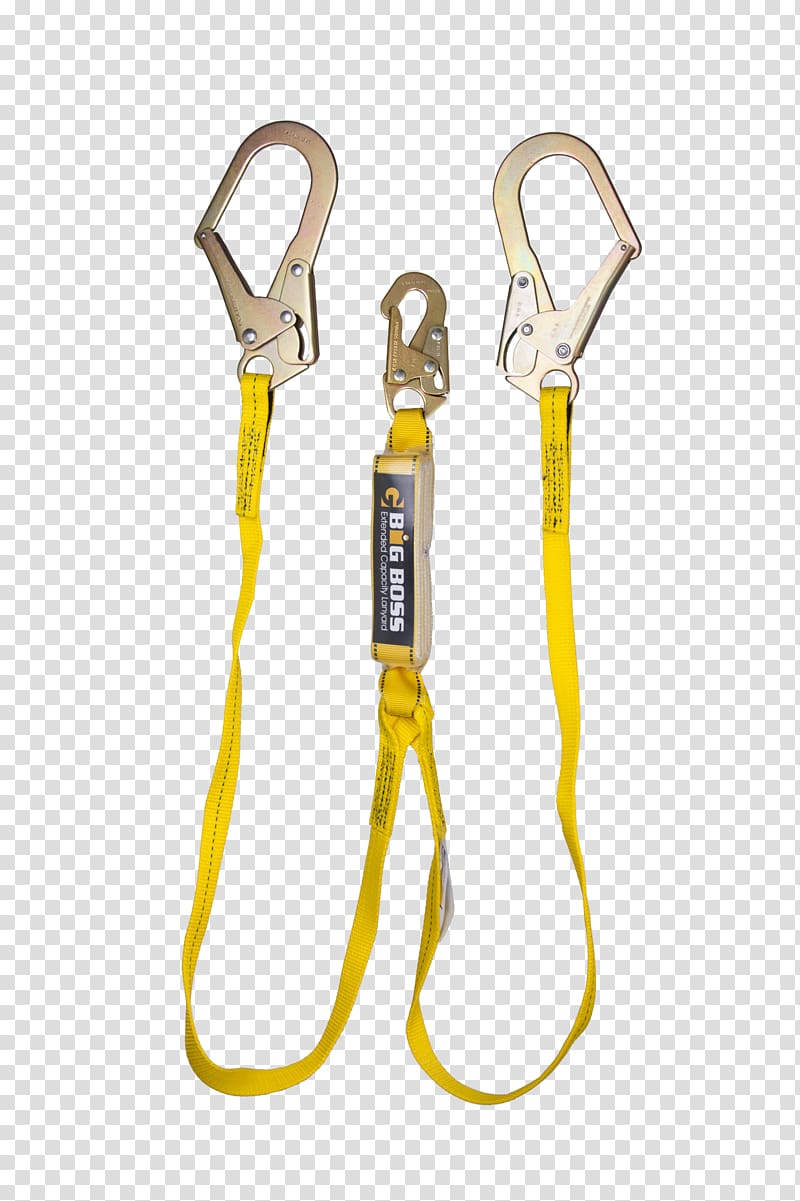 Lanyard Hook Human leg Fall protection Fall arrest, Meet Your New Boss transparent background PNG clipart