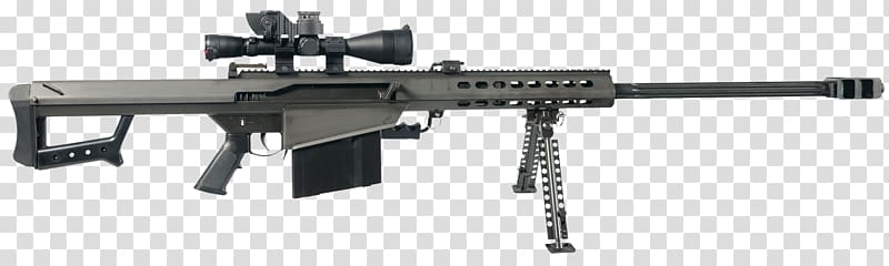 Barrett M82 Barrett Firearms Manufacturing .50 BMG Anti-materiel rifle Sniper rifle, sniper rifle transparent background PNG clipart