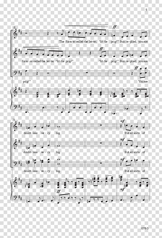 Sheet Music J.W. Pepper & Son Choir Rednex, sheet music transparent background PNG clipart