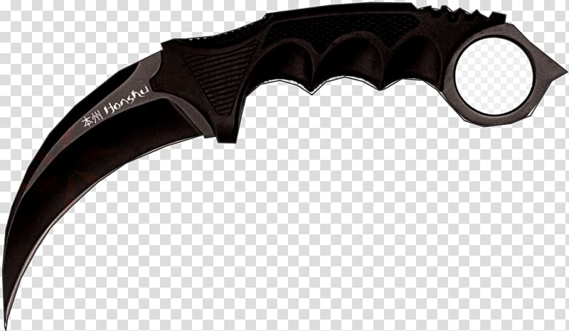 Counter-Strike: Global Offensive Knife Counter-Strike: Source Counter-Strike 1.6 Karambit, knife transparent background PNG clipart