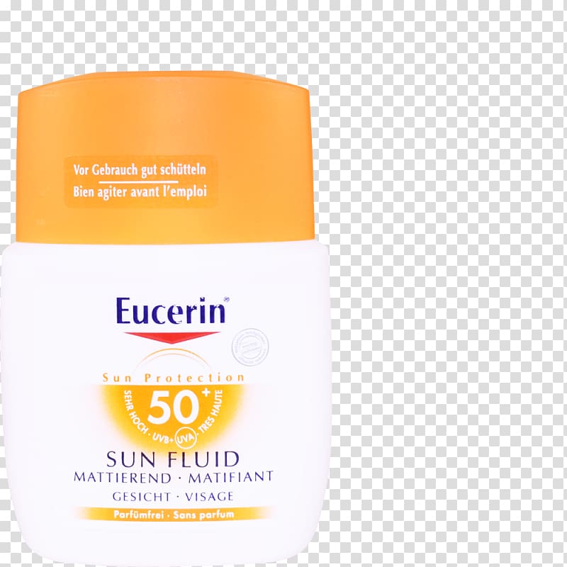 Sunscreen Lotion Eucerin DermoPURIFYER Active Concentrate Skin, Glycyrrhiza transparent background PNG clipart