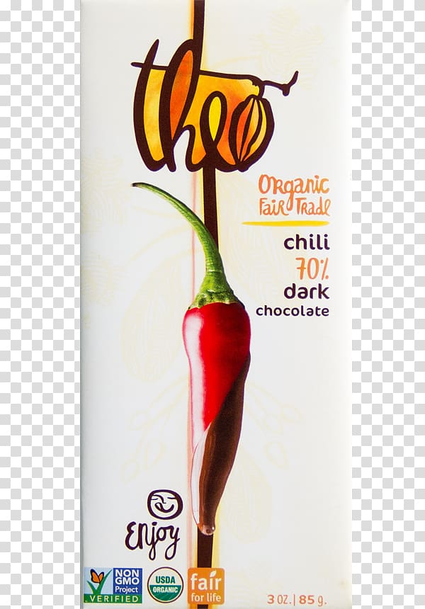 Chocolate bar Organic food Chili con carne Dark chocolate, Dry Red Chilli transparent background PNG clipart