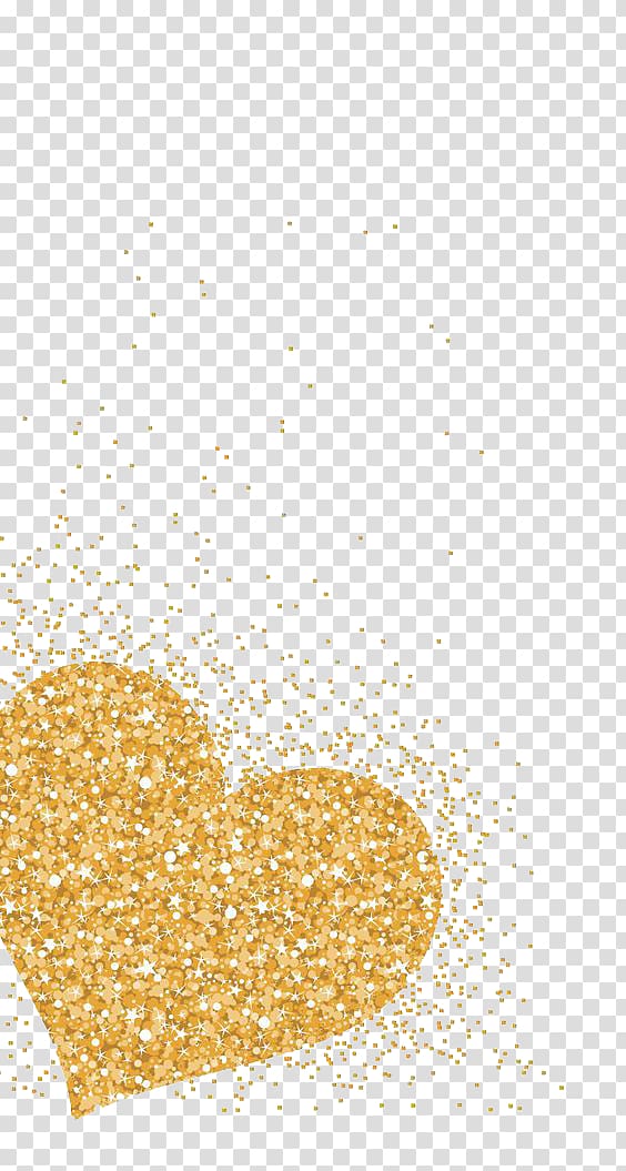 Heart group Gold , Loving type gold, gold heart glitter artwork transparent background PNG clipart