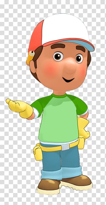 male carpenter illustration, Handy Manny transparent background PNG clipart