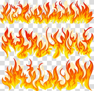 Red flames illustration, Flame Combustion Icon, fire transparent