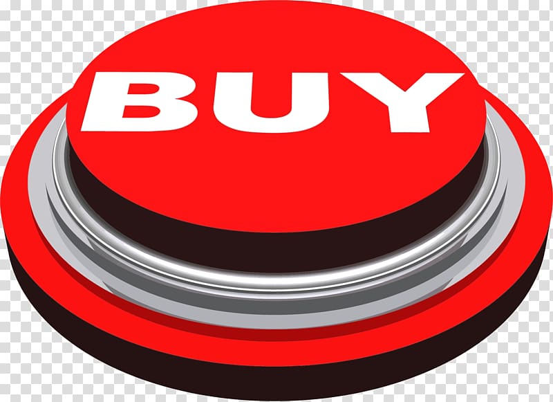 red buy press button icon, Buy Press Button transparent background PNG clipart