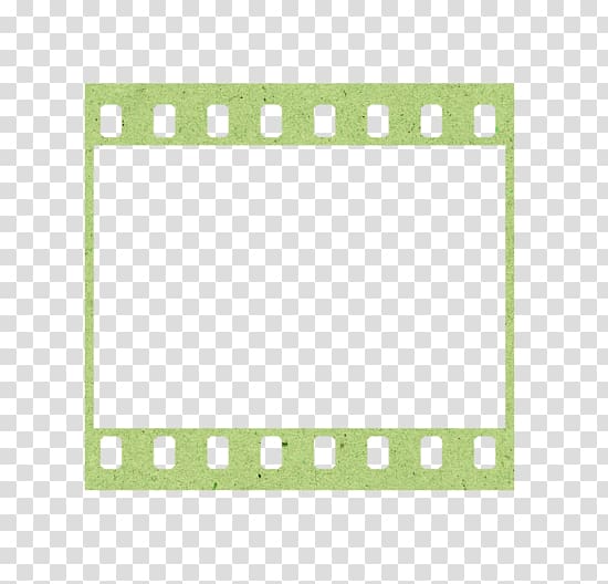 graphic film Film frame Filmstrip , Green film style border transparent background PNG clipart