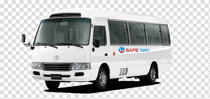 Toyota Coaster Bus Car Toyota HiAce, bus transparent background PNG clipart
