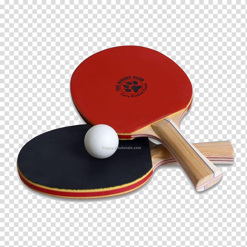 pair of red-and-black tennis table rackets with ball, Table tennis Tournament Beer pong, Ping Pong Pic transparent background PNG clipart