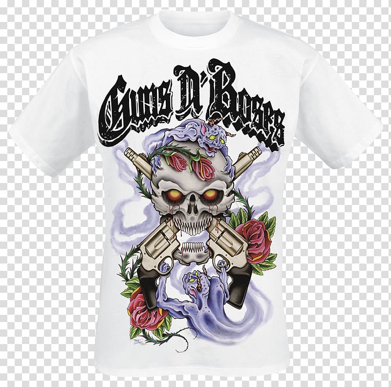 Guns N' Roses T-shirt EMP Merchandising Appetite for Destruction, T-shirt transparent background PNG clipart