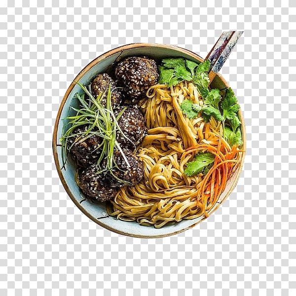 Lo mein Ramen Hot dry noodles Siu yeh, Vegetable Ramen transparent background PNG clipart