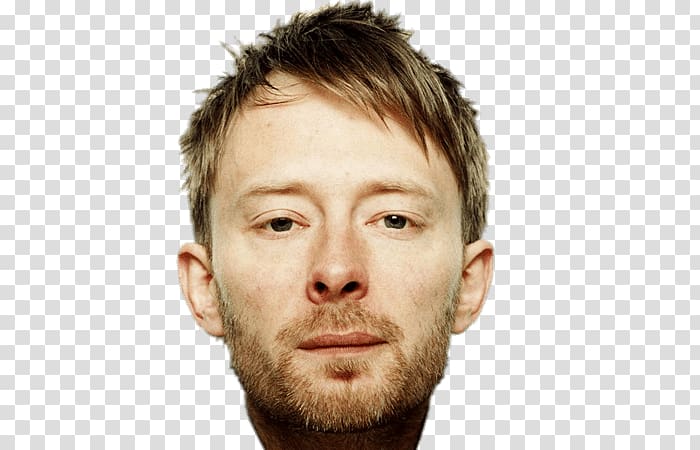 man's face, Thom Yorke Face transparent background PNG clipart