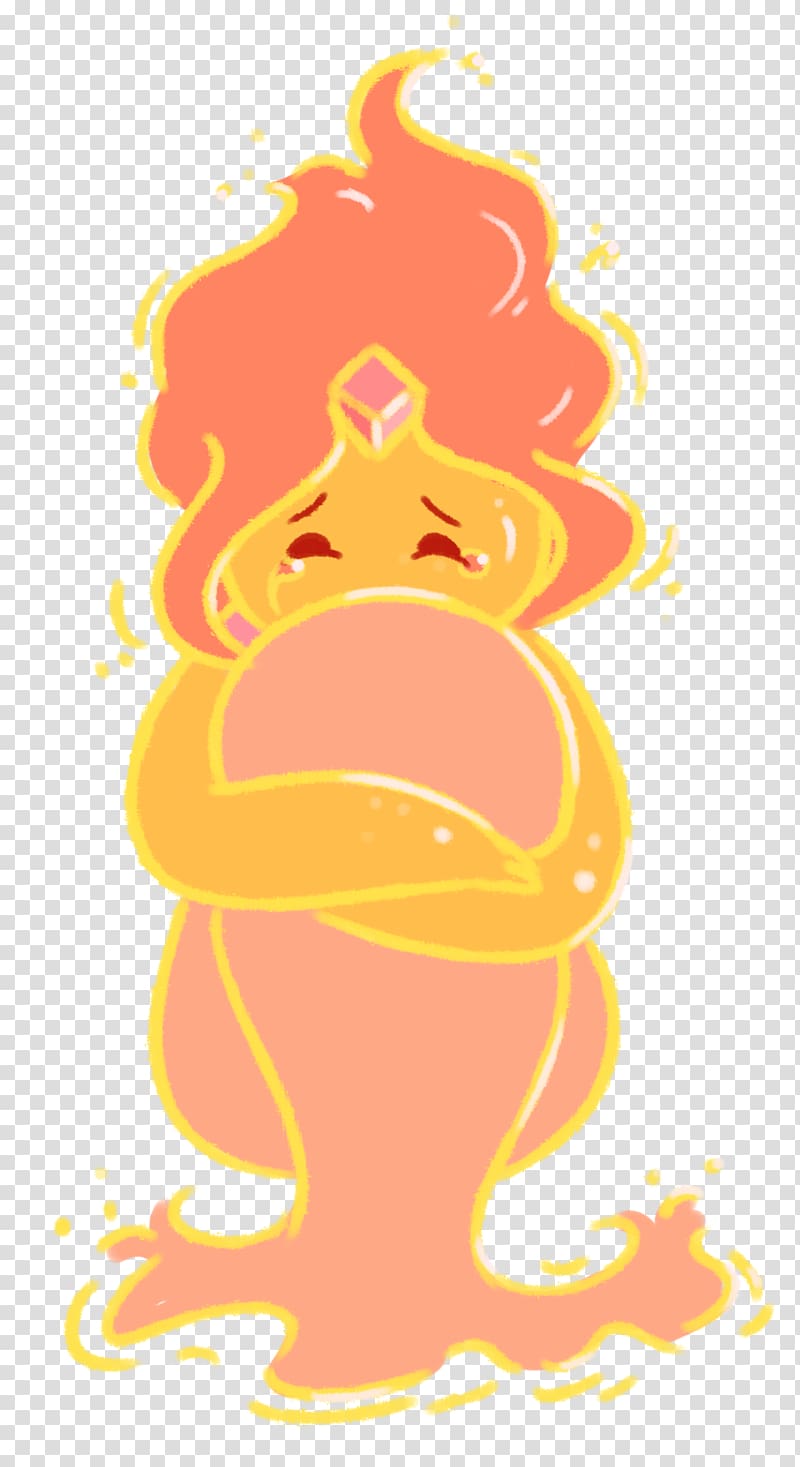 Flame Princess Finn the Human Fan art, plus velvet flame transparent background PNG clipart