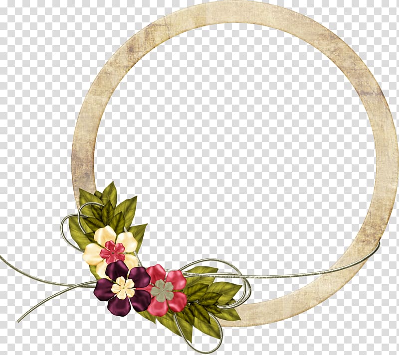 Flower Frames Mirror, cute frame transparent background PNG clipart