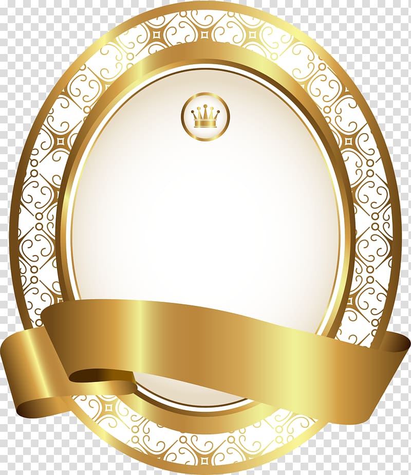 Rolex logo, Luxury Golden Disk transparent background PNG clipart