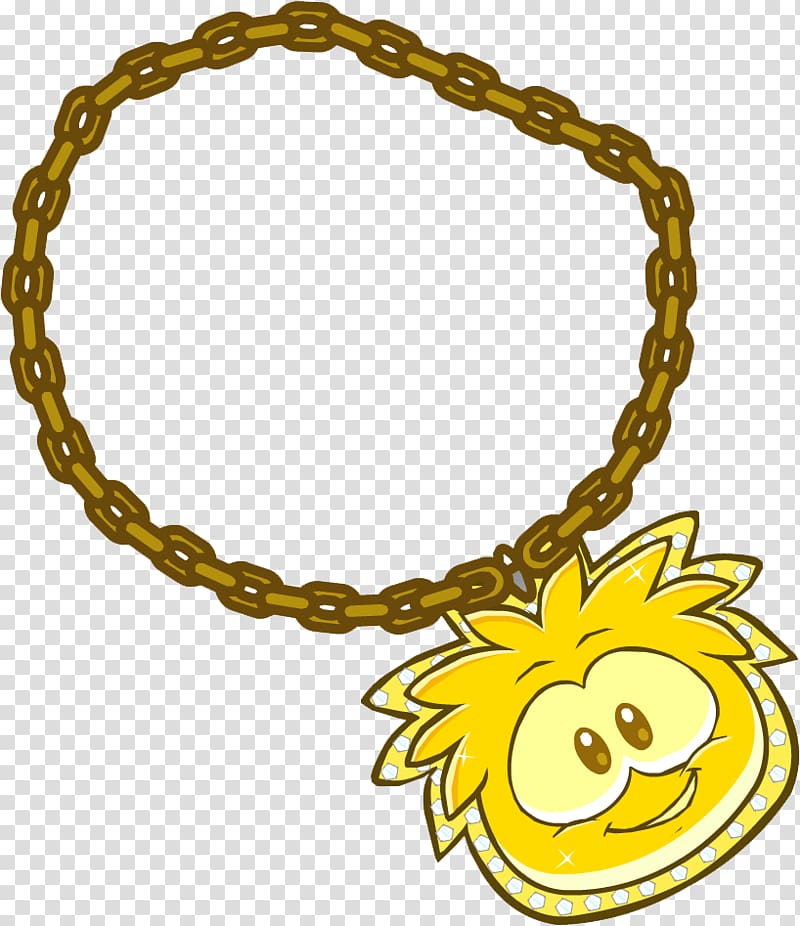 Club Penguin Necklace Gold Bracelet Bling-bling, gold chain transparent background PNG clipart